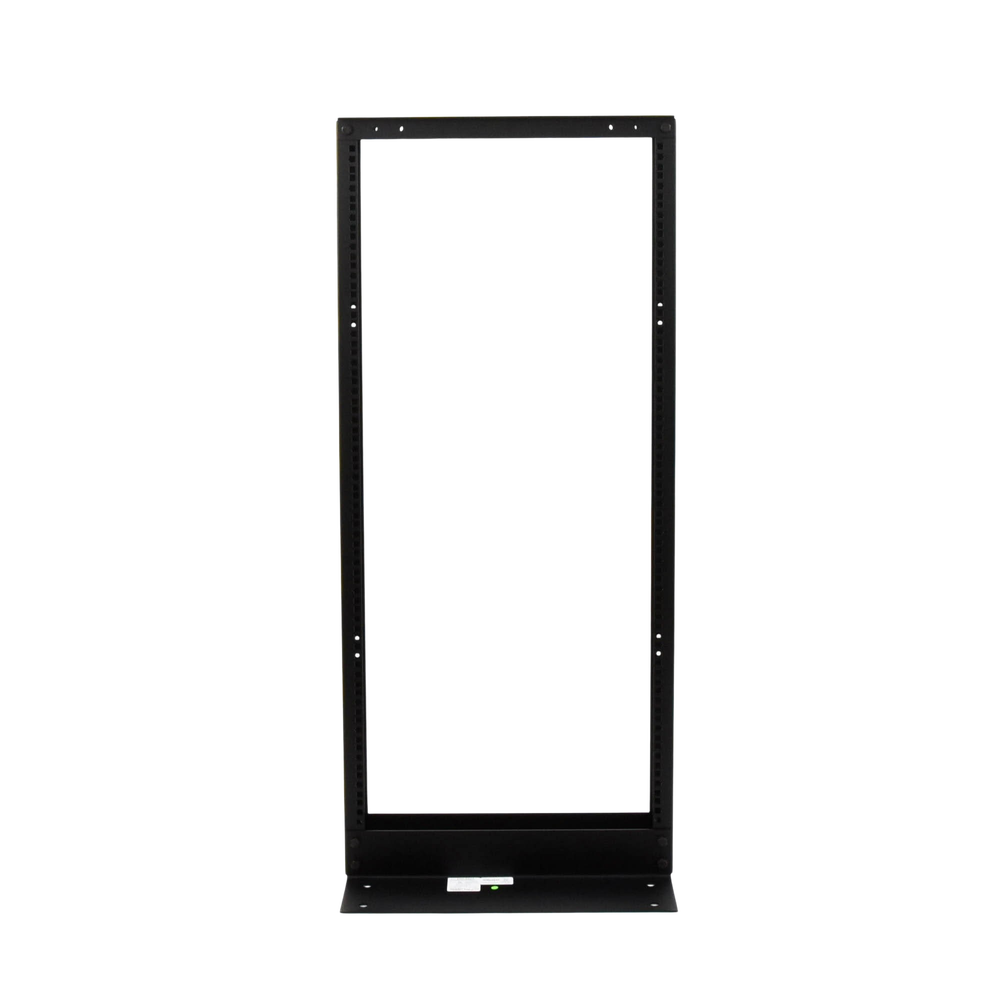 Rack de 2 Postes, Estándar 19", 24 Unidades, Fabricado en Acero, Base "L" para Anclar a Piso. - Image 4