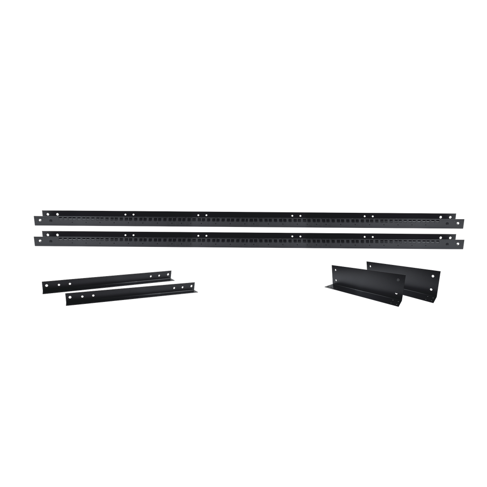 Rack de 2 Postes, Estándar 19", 45 Unidades, Fabricado en Acero, Base "L" para Anclar a Piso. - Image 2