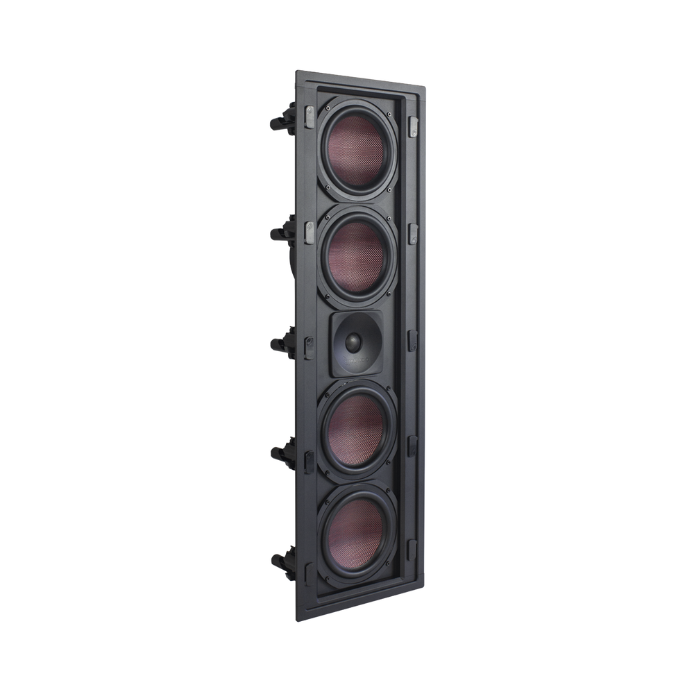 BOCINA DE PARED | 4 WOOFERS DE FIBRA DE CARBONO 6.5'' | TWEETER DE TITANIO 1'' | 250W - Imagen 4