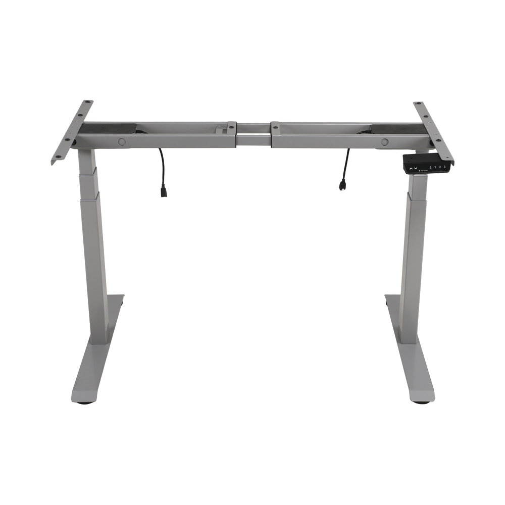 Base de Escritorio Motorizado Profesional / Altura Ajustable 60-125cm / Estructura Estable / Funcionamiento Suave / 3 Preset de Posiciones / Color Gris / Soporta hasta 100Kg de carga - Image 2
