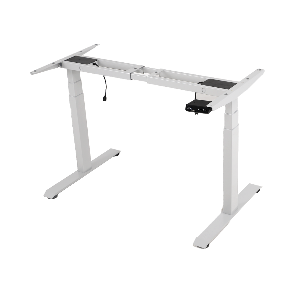 Base de Escritorio Motorizado Profesional / Altura Ajustable 60-125cm / Estructura Estable / Funcionamiento Suave / 3 Preset de Posiciones / Color Blanco / Soporta hasta 100Kg de carga - Image 5