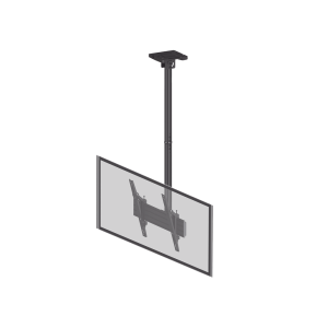 Montaje de Techo para Pantallas de  32"- 75I"| VESA 100 X 100 HASTA 400 X 400| Capacidad Máxima de Carga 50Kg