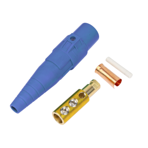 Conector Camlock Macho / 400 Amperes / 600V AC / Sección Cable 50-95 mm² / Abrazadera Compresión / Plástico Ingeniería / Múltiples Colores