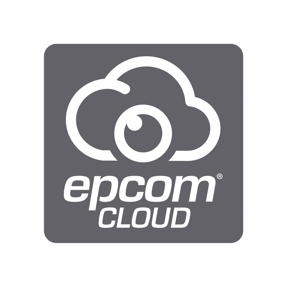 Suscripción Anual Epcom Cloud / Grabación en la nube para 1 canal de video a 2MP con 7 días de retención / Grabación continua