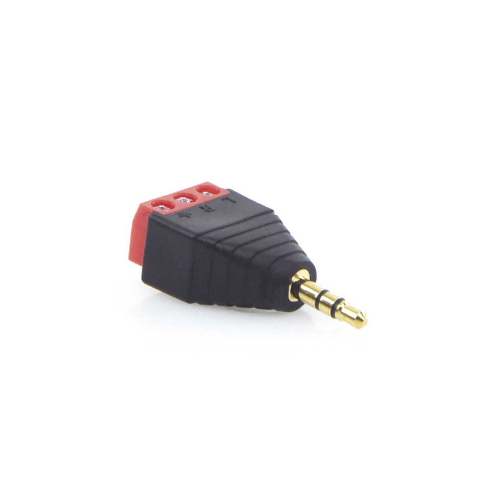 Conector de audio de 3.5mm macho a terminal de tornillo de 3 pines - Image 2