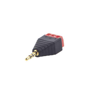 Conector de audio de 3.5mm macho a terminal de tornillo de 3 pines