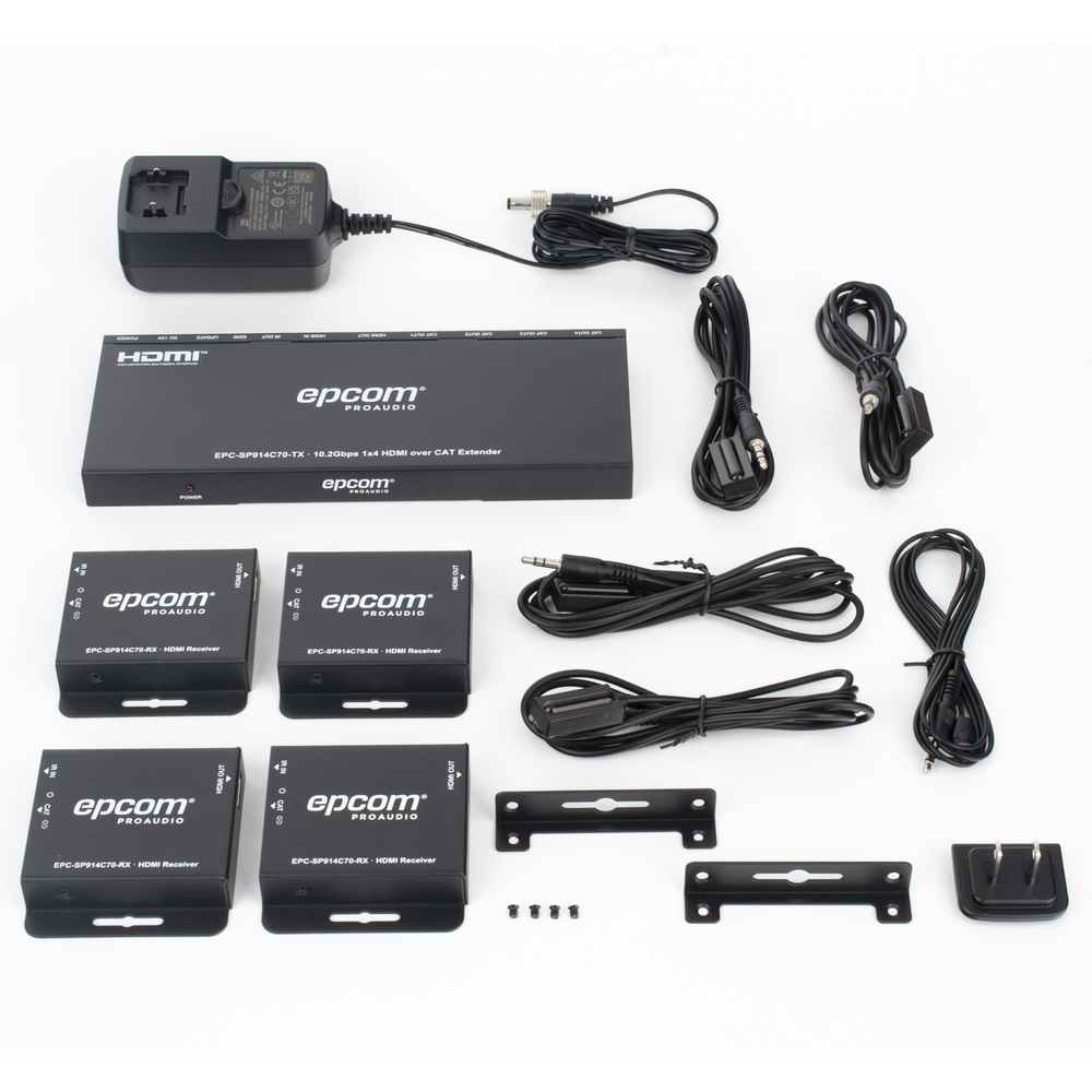 Splitter HDMI 1x4 | Extensor HDMI | 4K@30Hz 40m | 1080p@60Hz 70m | Función PoC | 4:4:4 - Image 8
