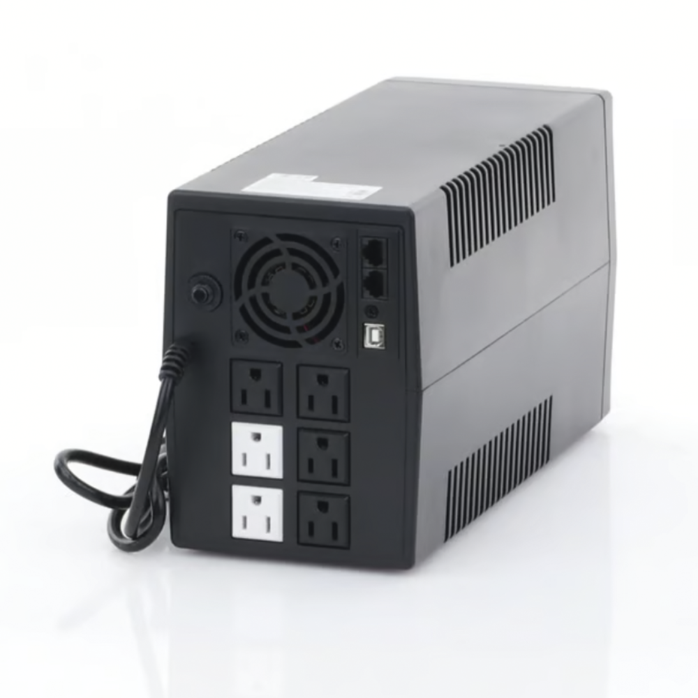 UPS de 1500VA/900W / Topología Línea Interactiva / Entrada y Salida 120 Vca/ Clavija NEMA 5-15P / 6 Tomas NEMA 5-15R - Image 3