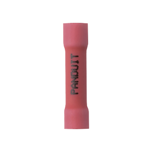 Conector de Empalme a Tope, Para Cables de 22 a 18 AWG, De Vinilo Aislado, Color Rojo, Paquete de 50 Piezas