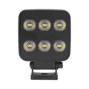 Luz de Trabajo Ultra brillante Cuadrada, 6 LED, 6552 Lúmenes, 12-24 Vcd