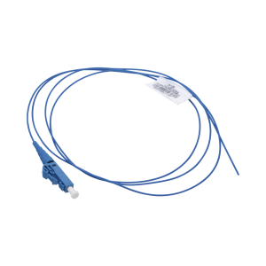 Pigtail de Fibra ?ptica LC Simplex, Monomodo OS2 9/125, 900um, Color Azul, 1 Metro (3.28 Pies)