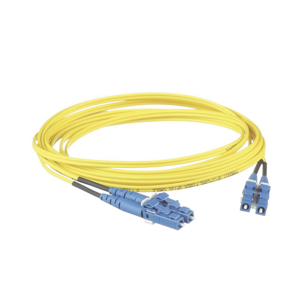 Jumper de Fibra Optica Monomodo 9/125 OS2, LC-LC Duplex, LSZH, Color Amarillo, 3 Metros (9.84 Pies) - Image 3