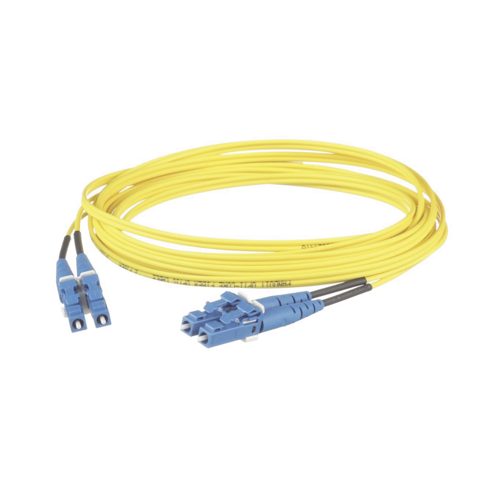 Jumper de Fibra Optica Monomodo 9/125 OS2, LC-LC Duplex, LSZH, Color Amarillo, 3 Metros (9.84 Pies) - Image 2