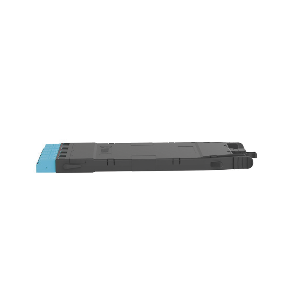 Cassette HD Flex Para 12 Fibras Multimodo OM4, de MPO a 6 Conectores LC Duplex, Color Aqua - Image 3