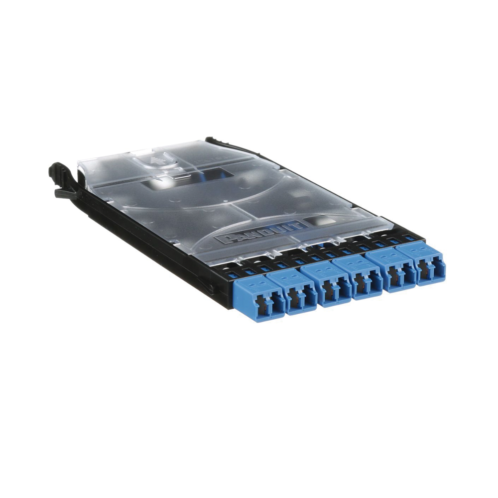 Cassette HD Flex? Con 6 Puertos LC Duplex (12 Fibras), Para Fibra Monomodo OS2, Color Azul - Image 2