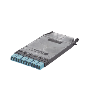 Cassette HD Flex? Con 6 Puertos LC Duplex (12 Fibras), Para Fibra Multimodo OM3, Color Azul