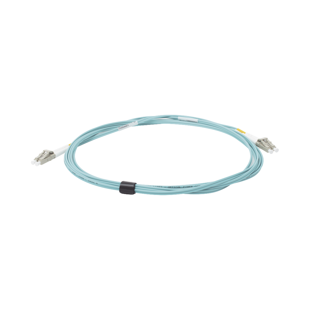 Jumper de Fibra ?ptica Multimodo 50/125 XGLO OM3, LC-LC Duplex, OFNR, Color Aqua, 5 Metros (16.40 Pies) - Image 2