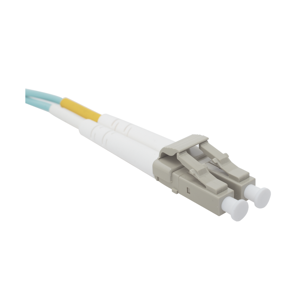 Jumper de Fibra ?ptica Multimodo 50/125 XGLO OM3, LC-LC Duplex, OFNR, Color Aqua, 5 Metros (16.40 Pies) - Image 3