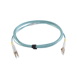 Jumper de Fibra ?ptica Multimodo 50/125 XGLO OM3, LC-LC Duplex, OFNR, Color Aqua, 5 Metros (16.40 Pies)