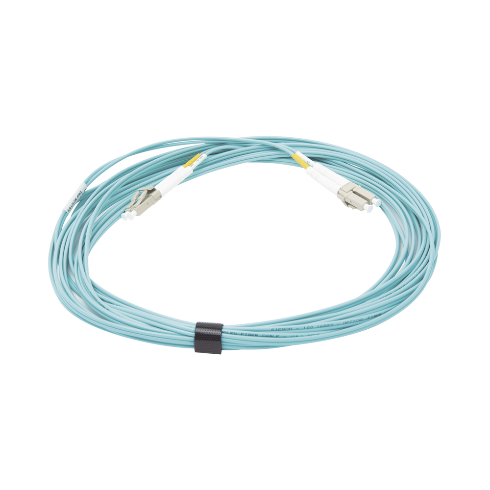 Jumper de Fibra ?ptica Multimodo 50/125 XGLO OM3, LC-LC Duplex, OFNR, Color Aqua, 7 Metros (22.97 Pies) - Image 2
