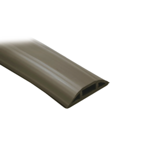 Canaleta flexible color cafe de PVC auto extinguible tramo de 2.5m
