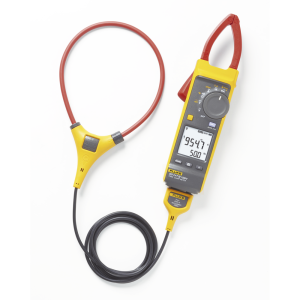 Pinza Amperimétrica de Corriente CC/CA de Verdadero Valor Eficaz con iFlex CAT III 1500 V. Ideal para Sistemas Solares, Eólicos, Baterías, Inversor, etc.