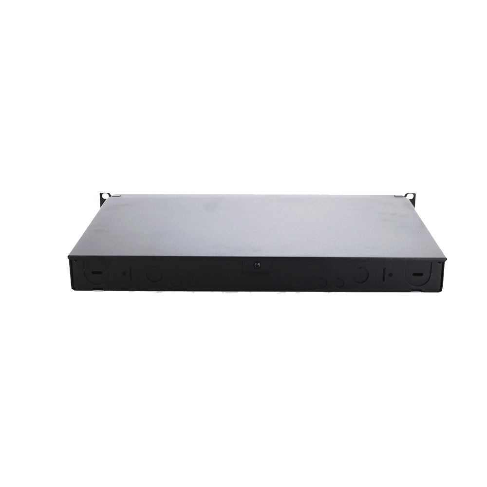 Panel de Distribuci?n de Fibra ?ptica, Acepta 4 Casetes QuickNet o Placas FAP/FMP con Panel CFAPPBL1 (No Incluido), Bandeja Fija, Hasta 96 Fibras, Color Negro, 1UR - Imagen 3