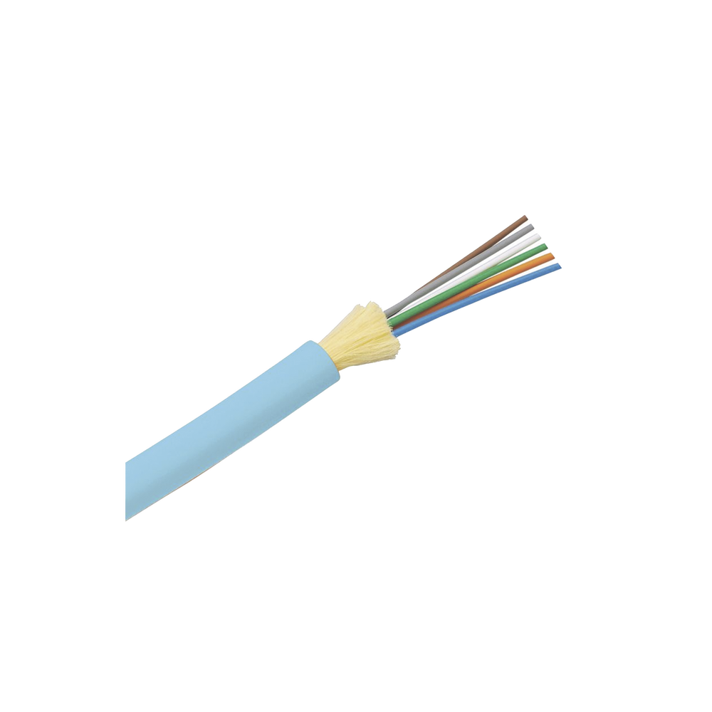 Cable de Fibra ?ptica de 24 Hilos, Multimodo OM4 50/125 Optimizada, Interior, Tight Buffer 900um, No Conductiva (Diel?ctrica), LSZH, Precio Por Metro