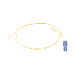 Pigtail de Fibra ?ptica SC/UPC Simplex, Monomodo OS1/OS2 XGLO, OFNR, Color Amarillo, 1 Metro (3.28 Pies)