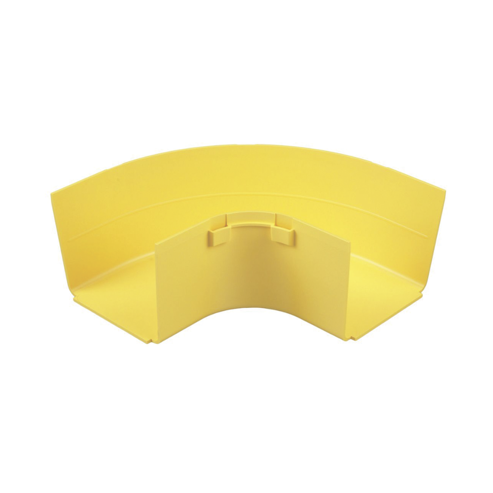 Ángulo Recto a 90º Horizontal, Para Canaletas FiberRunner™ 4X4, Color Amarillo - Image 2