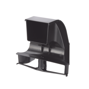 Bajada Para Canaleta FiberRunner™, Uso con Medidas 4x4, 6X4, 12X4, o 24X12, Con Reducción a 4X4, Color Negro