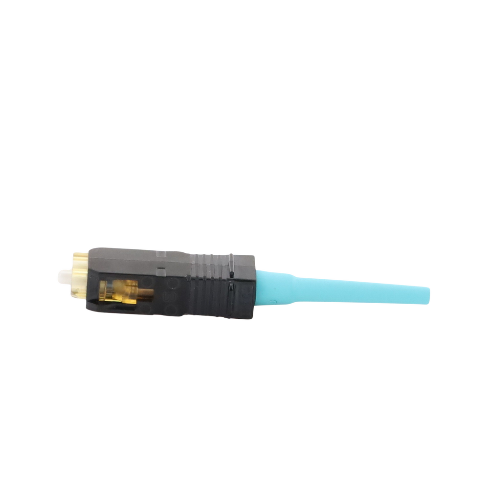 Conector de Fibra ?ptica SC Simplex OptiCam, Multimodo 50/125 OM3/OM4, Pre-pulido, Color Aqua - Image 2