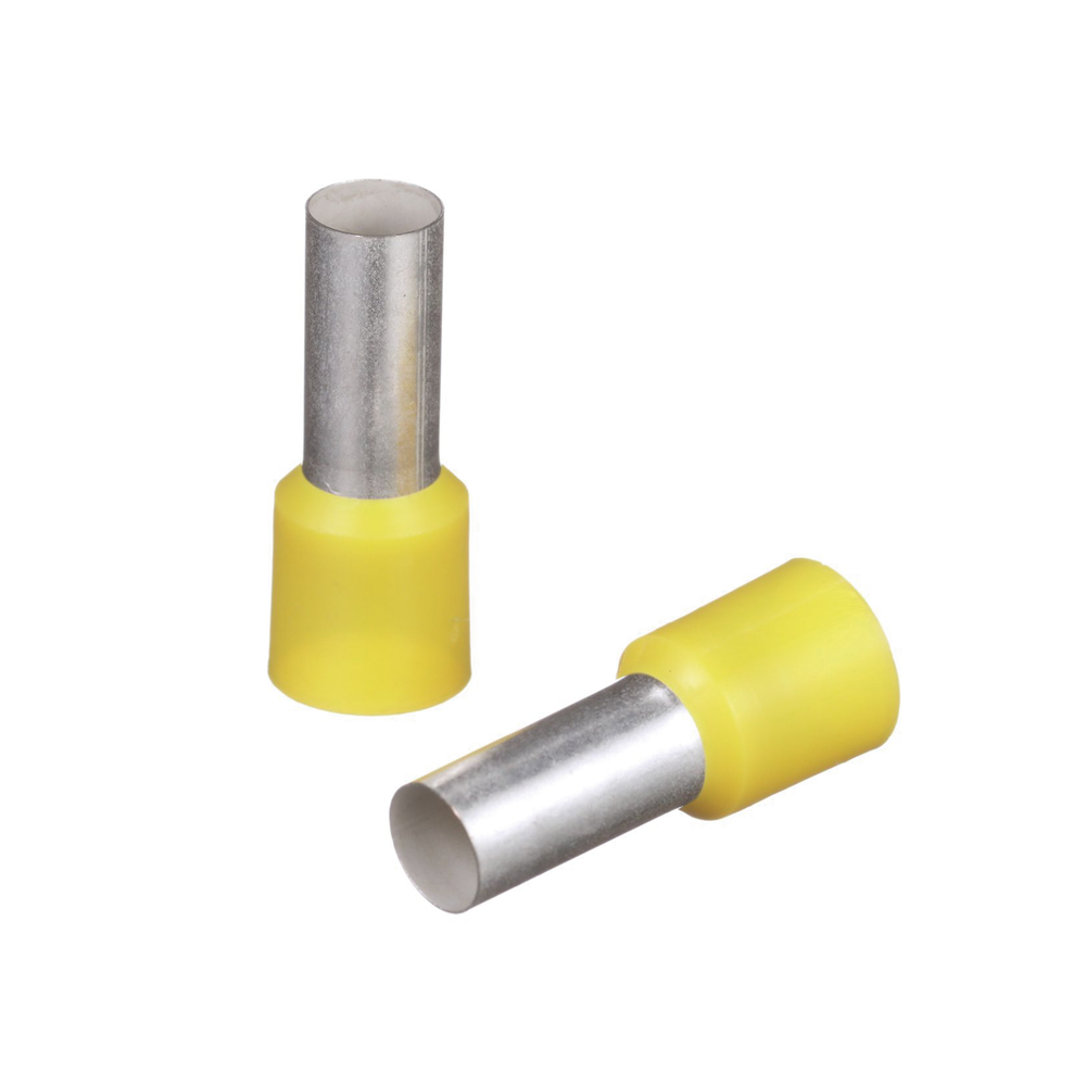 Ferrule Aislado Para Cables 4 AWG, PIN de 16 mm de Longitud, Mango Color Amarillo, Paquete de 50pz - Image 2
