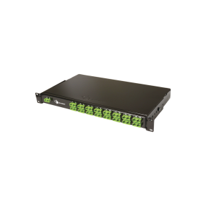 Splitter PON Tipo Panel de 1X32, con Conectores LCU de Entrada y LCU de Salida, 1UR, Color Negro
