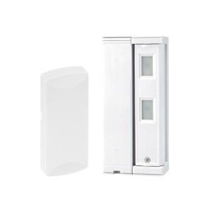 Sensor de Movimiento Inalambrico/ Tipo Cortina / Ajuste de detección 2m o 5m / 100% Exterior / Inalámbrico / Incluye transmisor SFWST232 para paneles Honeywell / Proteja fachadas, puertas, ventanas, balcones y mas!