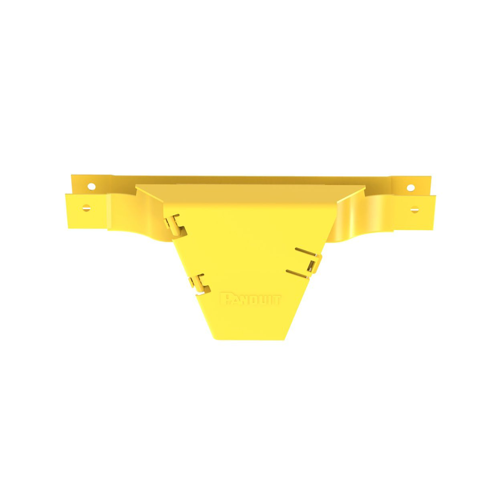 Accesorio en T con Conexión Horizontal y Bajada Vertical a 90º, Para Canaletas FiberRunner™ 2x2, Color Amarillo - Image 2