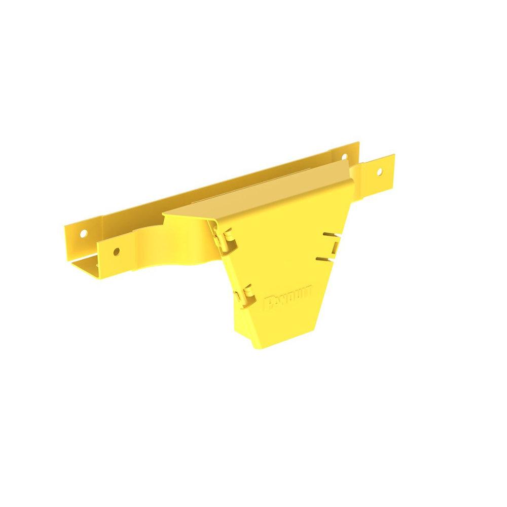 Accesorio en T con Conexión Horizontal y Bajada Vertical a 90º, Para Canaletas FiberRunner™ 2x2, Color Amarillo - Image 4
