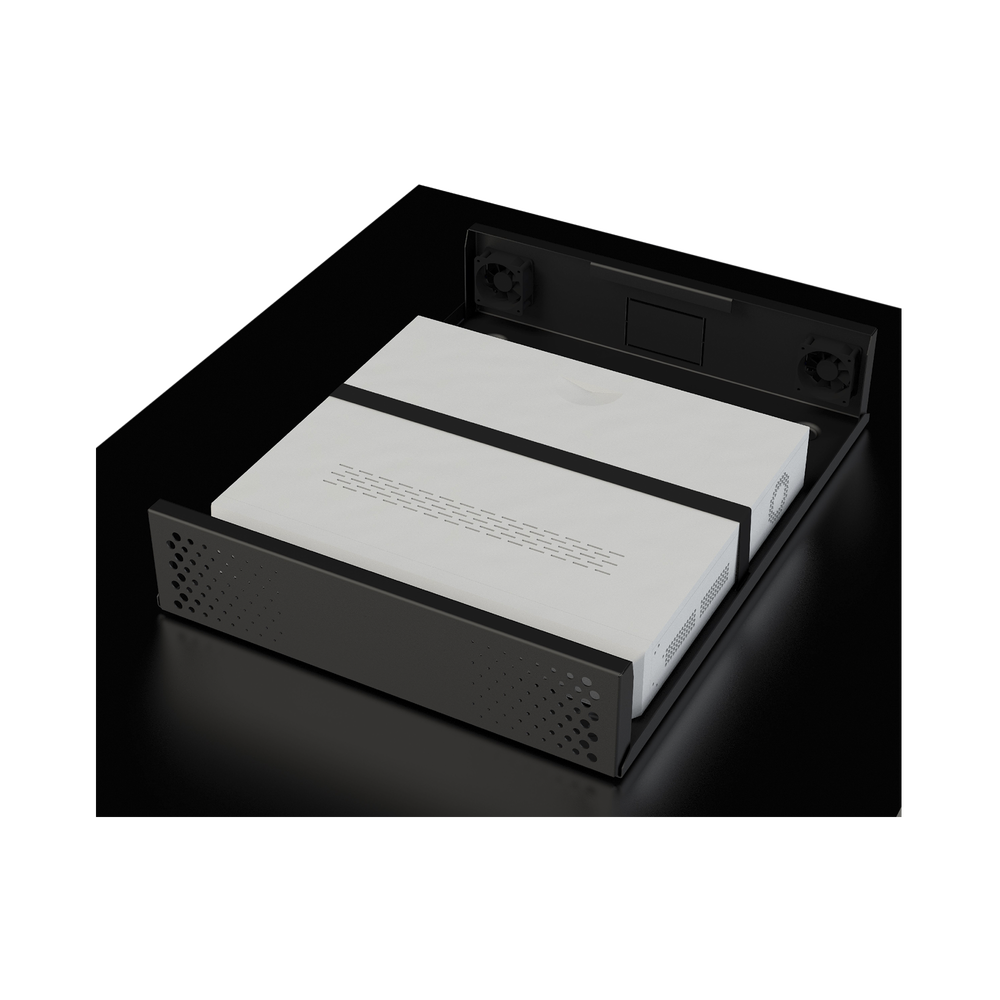 Gabinete Metálico para DVR/NVR. Tamaño Max. de DVR/NVR: 445 x 88 x 400mm (An.xAl.xProf.). Compatible con Fuente SLIM. - Image 5