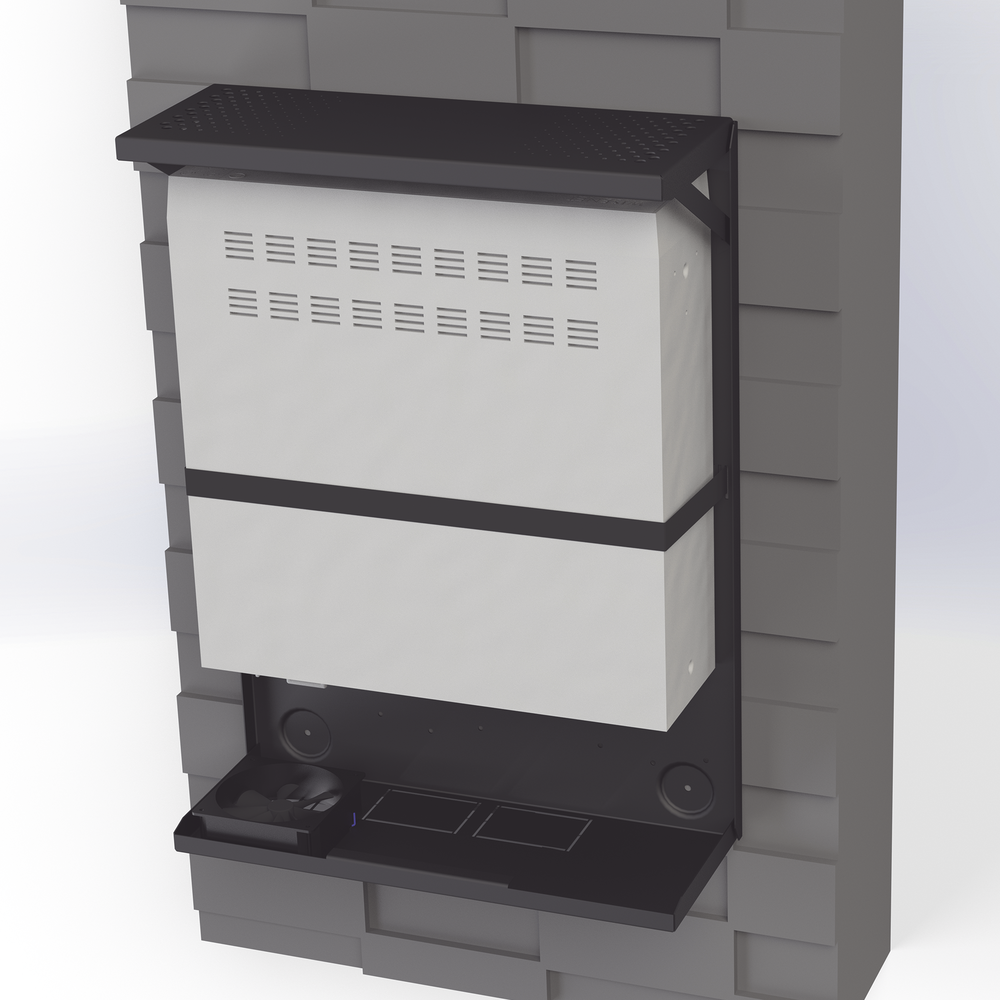 Gabinete Metálico para DVR/NVR con Chapa y llave. - Image 3