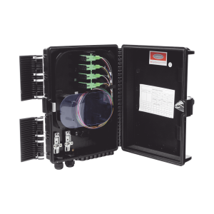 Cierre de Empalme para 24 Fusiones de Fibra ?ptica, Interior/Exterior, con 16 Acopladores SC/APC y Splitter 1x16 SC/APC Incluido, IP65