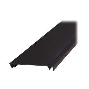 Tapa para Canaleta Ranurada Tipo H, de 55.1 mm de Ancho, 1828.8 mm de Largo, Color Negro