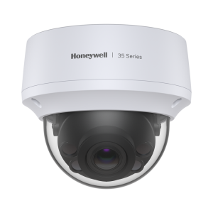 Domo IP 8 Megapíxel / Lente Mot. 2.7 a 13.5 mm / 50 mts IR / Ultra Baja Iluminación / NDAA / ONVIF / IP67 / IK10 / IA (Filtro de Humanos y Vehiculos) / Merodeo / Conteo de Personas / PoE / Audio y Alarmas I/O / Serie 35 / Honeywell Securit