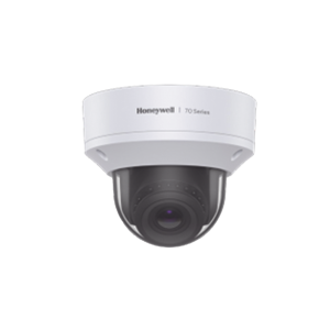 Domo IP 8 MP / Lente Mot. 3.6 a 11 mm / H.265 / NDAA / ONVIF / IK10 / WDR 130 dB / IA Avanzado Detección Sabotaje / Movimiento / Rostros / Intrusión / Merodeo / Objeto Abandonado / Alarma y Audio I/O / PoE / Serie 70 / Honeywell Security
