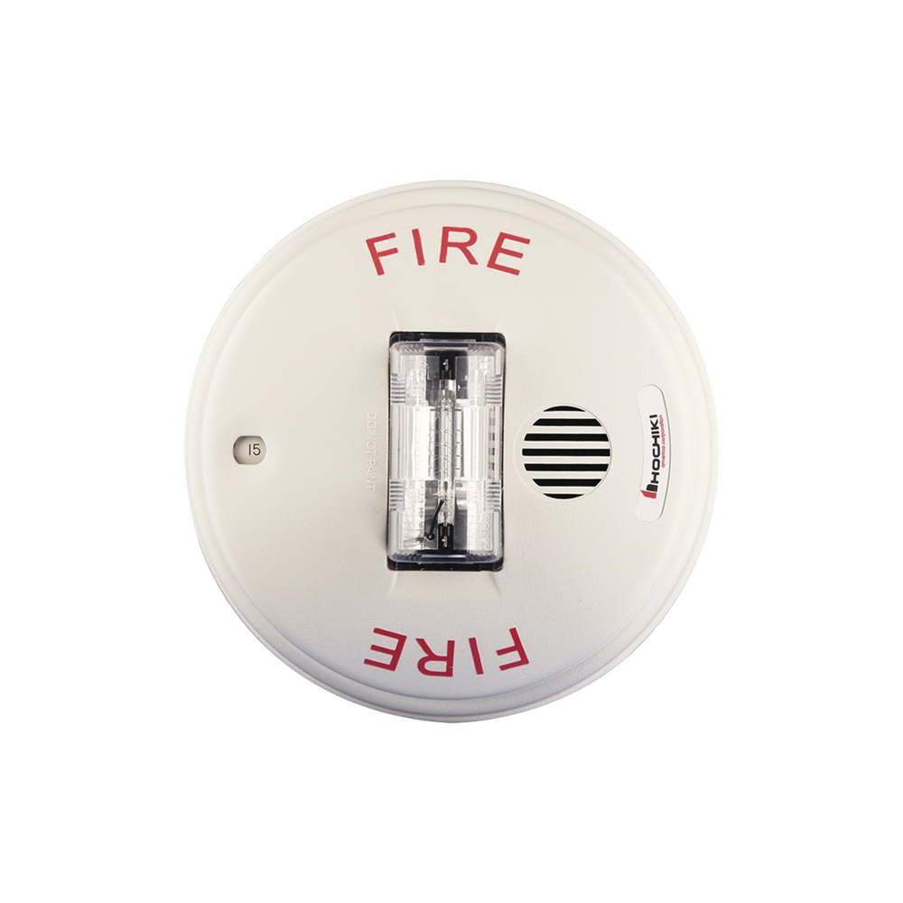 Sirena Estrobo 24 Vcd, Instalación en Techo, Multi Candela, Color Blanco (0500-06110)