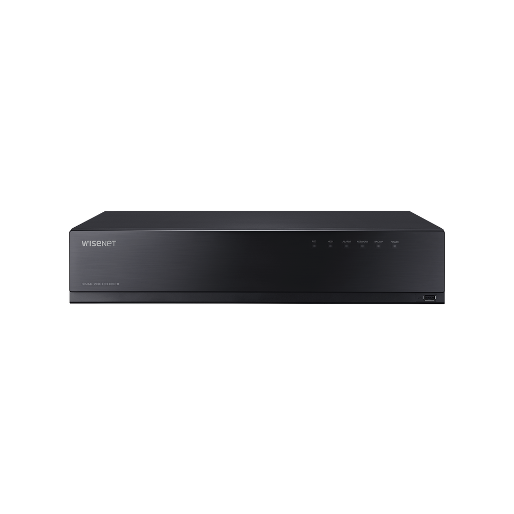 DVR 18 Canales (16 Analogicos + 2 IP) hasta 8 MP/ Soporta 4 Tecnologías (AHD, TVI, CVI, CVBS) / 8 bahias HDD (no incluidos)