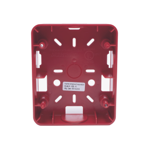 Caja Trasera Resistente a la Intemperie, Roja (para usar con la serie de estrobos HE) (0500-06360) De Hochiki