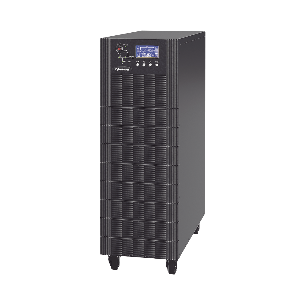 UPS Trifásico de 20 kVA/18 kW, Topología Online Doble Conversión, Voltaje de 208/220 Vca de L-L, Respaldo de 10 Minutos al 100% de Carga, Incluye Módulo y Banco de Baterías