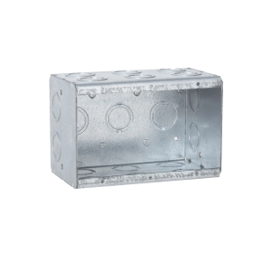 Caja Multigang de 3 Gangs/ Profundidad de 3-1/2 Pulgadas (8.89 cm)/ 19 Entradas de 1/2 - 3/4 Pulgadas (1.27 - 1.91 cm)