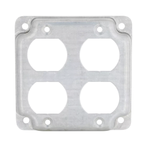 Cubierta de 4" para 2 Contactos Dúplex.