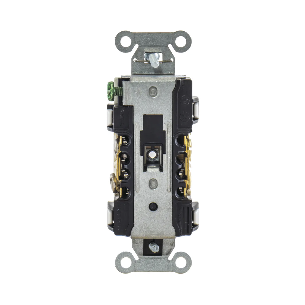 Contacto Dúplex 20 A, 125 V, 2 Polos, 3 Hilos, Cableado Posterior y Lateral, Color Blanco (Nema 5-20R). - Imagen 5